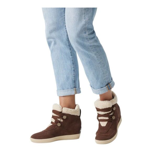 SOREL Out N About Faux Shearling Bootie size 8 NWB - Picture 3 of 7